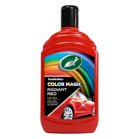 Turtle Wax Color Magic Radiant Red Wax червоний поліроль з PTFE тефлоном 500 мл, Колір: Червоний, Обʼєм: 500 мл