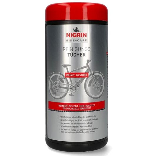 NIGRIN Bike-Care Fahrrad Reinigungstücher набор салфеток для чистки велосипеда (Германия) 20 шт